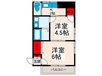 間取図 Harta東尾久