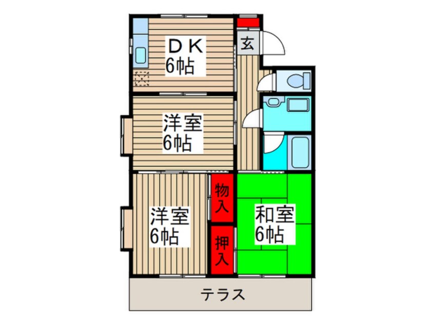 間取図 メゾン宮内