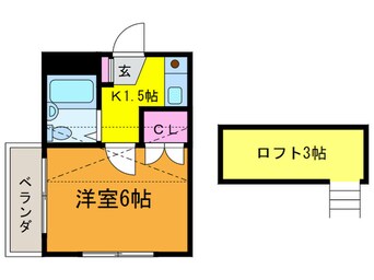 間取図 ロ－ズパレス小竹