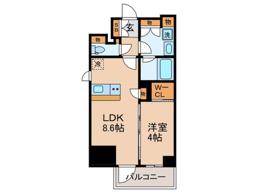 間取図 ジオエント池袋