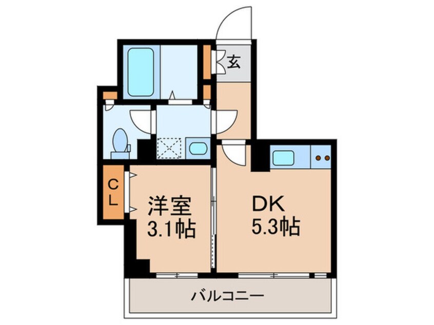 間取図 ジオエント池袋