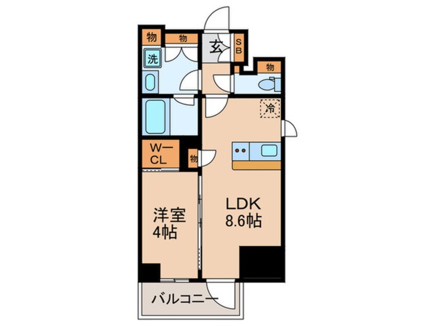 間取図 ジオエント池袋