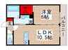 ディアコート Ｍ 1LDKの間取り