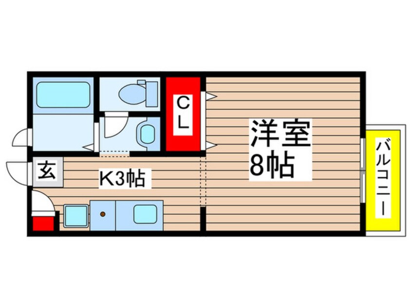 間取図 パナハイツ三山A館