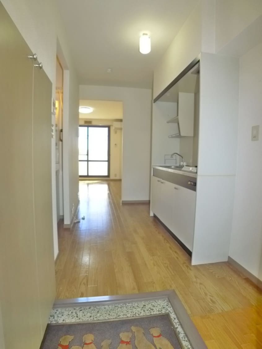 玄関 パナハイツ三山A館