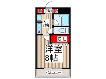 間取図 メゾンロワ－ル