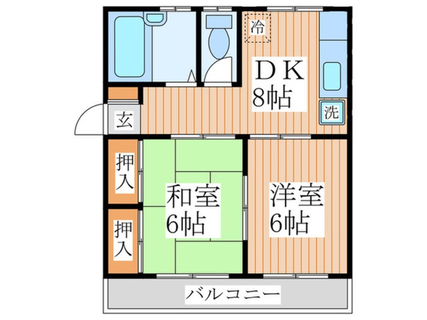 間取図 ラビアン花小金井