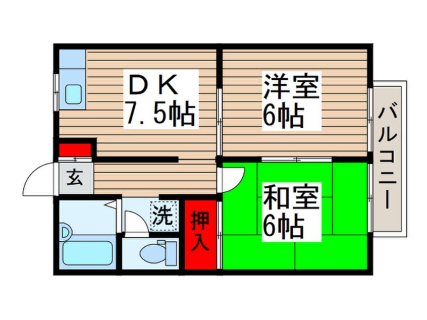 間取図 フォンテーヌC