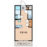 カーサフジタ 1Rの間取り