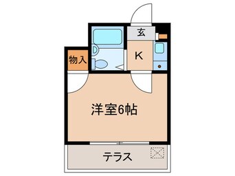 間取図 シティハイツ嵯峨野