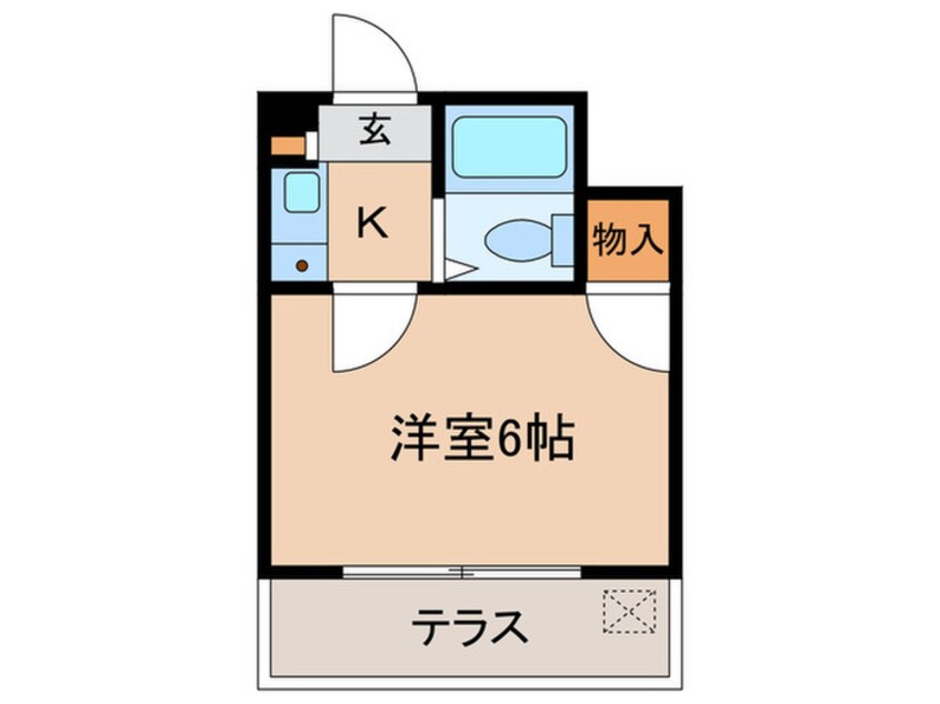 間取図 シティハイツ嵯峨野