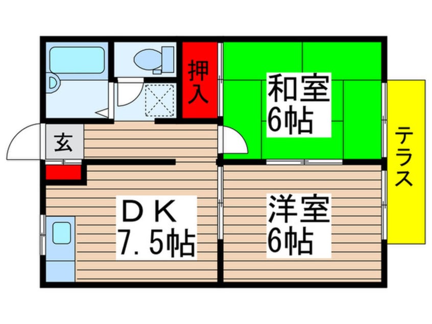 間取図 フォンテーヌD