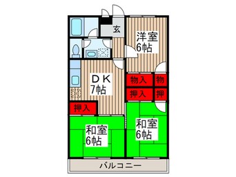 間取図 ソリストハイツ