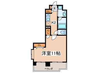 間取図 コ－ボック飛田給Ⅱ