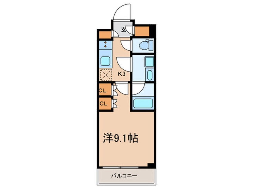 間取図 REGALIZ明大前（110）