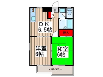 間取図 ﾋﾞﾚｯｼﾞﾋﾙ松山