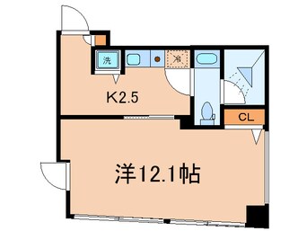 間取図 ｶｽﾀﾘｱ水天宮Ⅱ