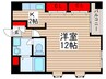 グランフォレスト 1Kの間取り