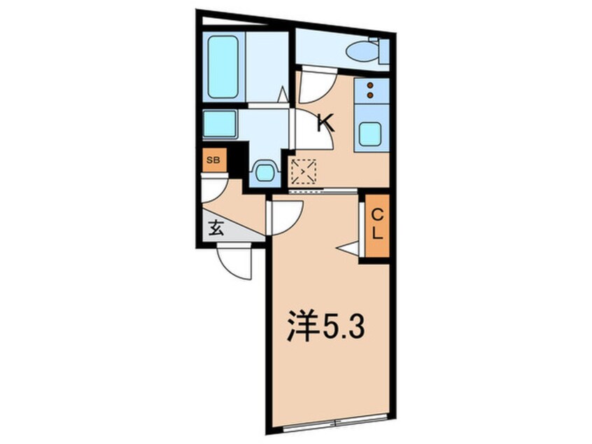 間取図 グランヒルズ田端