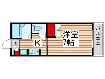 間取図 ビュ－ラ－ヤマダ