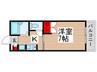ビュ－ラ－ヤマダ 1Kの間取り