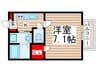 ken´s  Castle 1Kの間取り