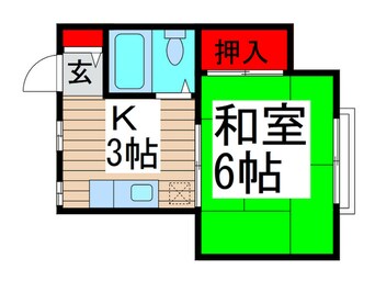 間取図 ビュ－ラ－タカハシ