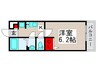 リブリ・クレール江北 1Kの間取り