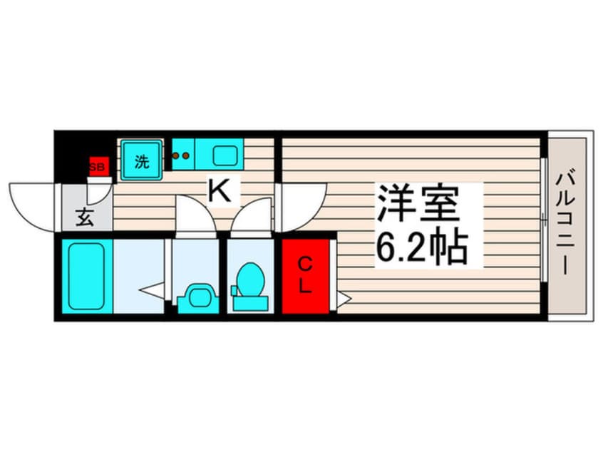 間取図 リブリ・クレール江北