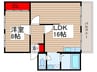ア－バンタカハシ１ 1LDKの間取り