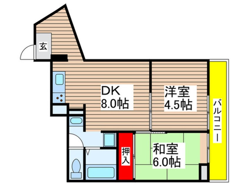 間取図 メゾン・ド・リーフ