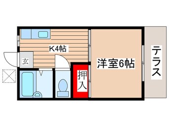 間取図 コーポはま乃