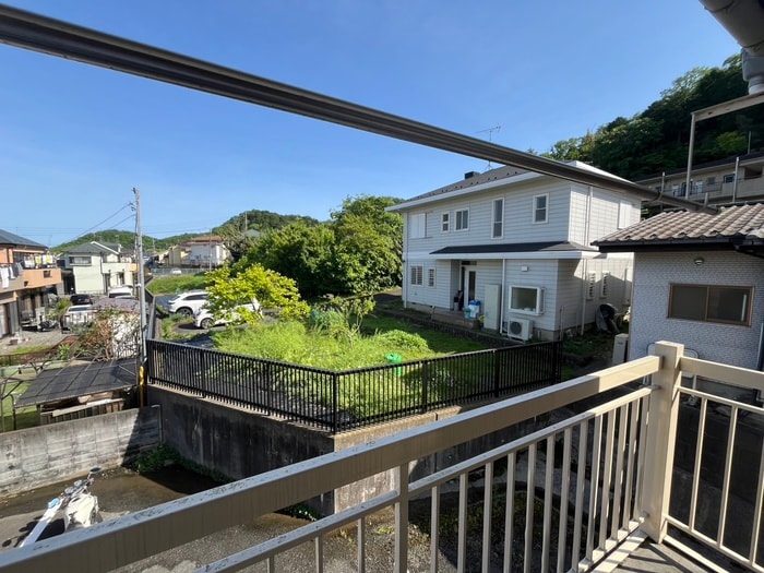 室内からの展望 コーポはま乃