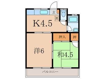 間取図 コ―ポさくら