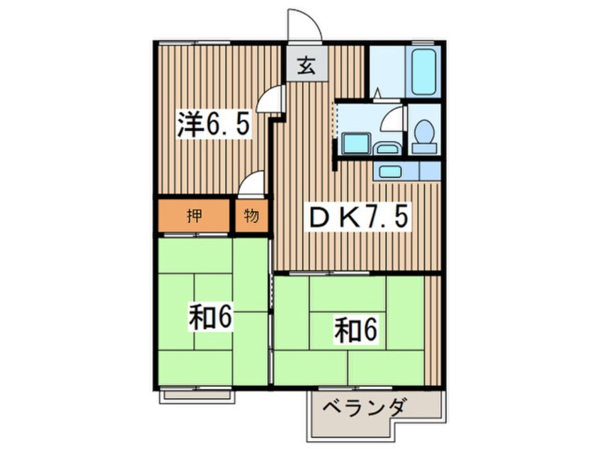 間取図 メルヘンコジマ