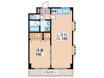 間取図 シェスタロワ－ル