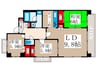 ロイヤルエンブレム 3LDKの間取り