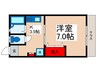 ロイヤルハイツ金子 1Kの間取り