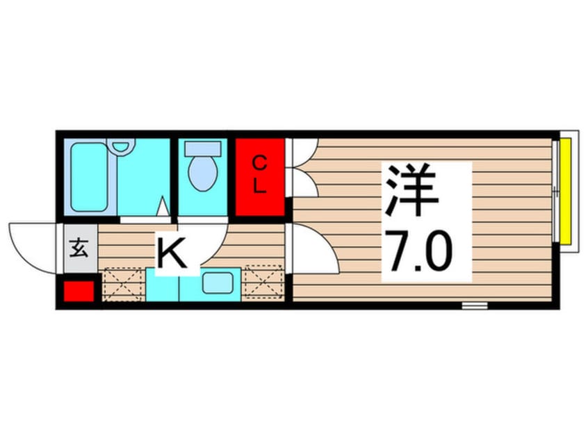 間取図 フローレンス綾瀬
