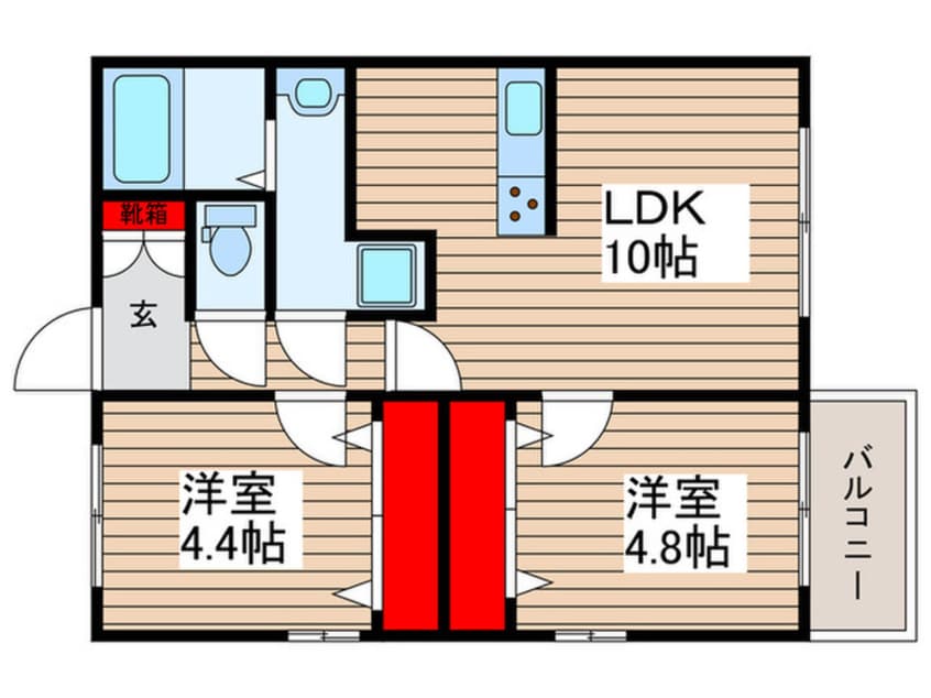 間取図 DoggyDanceShakuzii-koen