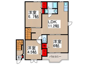 間取図 オ－クガ－デン