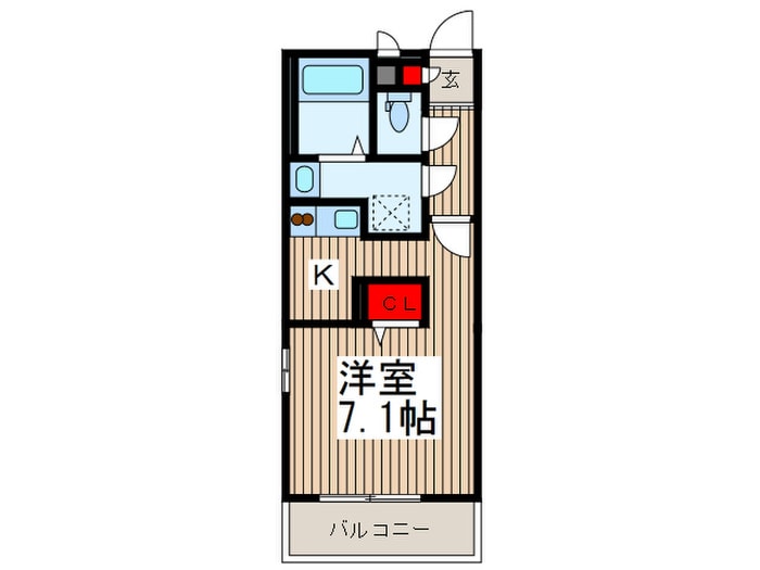 間取り図 リブリ・ロ－ズガ－デン