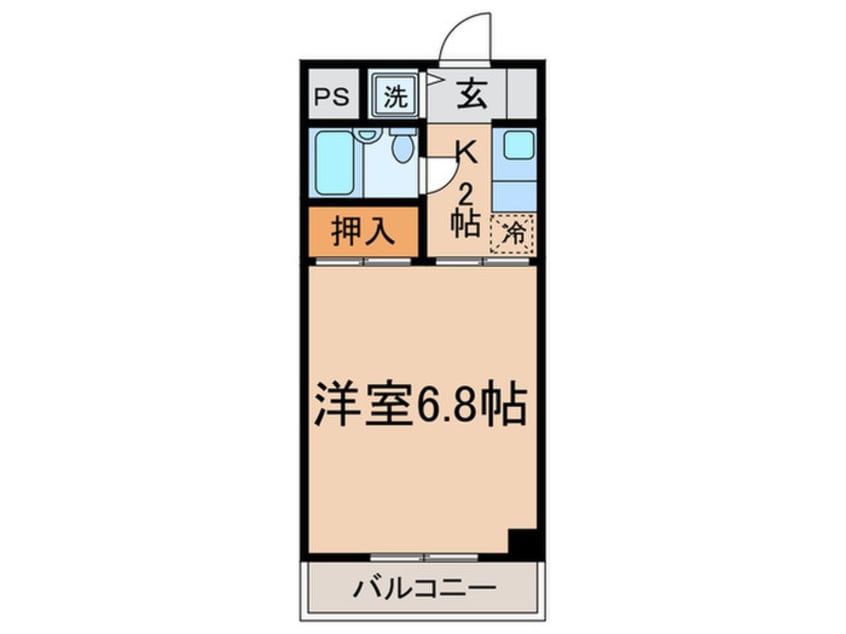 間取図 ロ－エングリ－ンハイツ