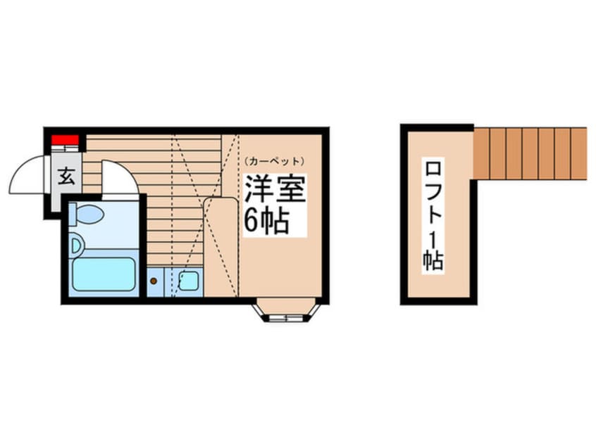 間取図 ベルピア菅野第１