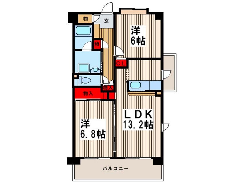 間取図 テラス・コンコード