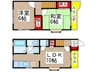 リョーセイ８７－１ 2LDKの間取り