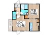 Ｍａｉｓｏｎ　ｄｅ　ＬＩＫＯ 1LDKの間取り