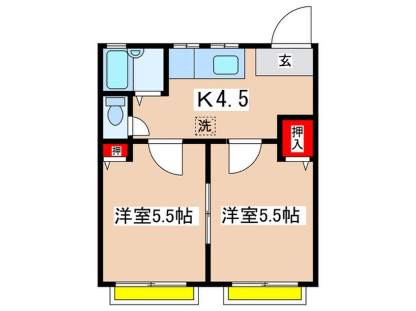 間取図 アーバン生田