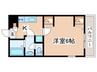 ヴィラ東中神 1Kの間取り