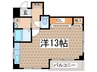 グランシャリオ相模原 1Rの間取り
